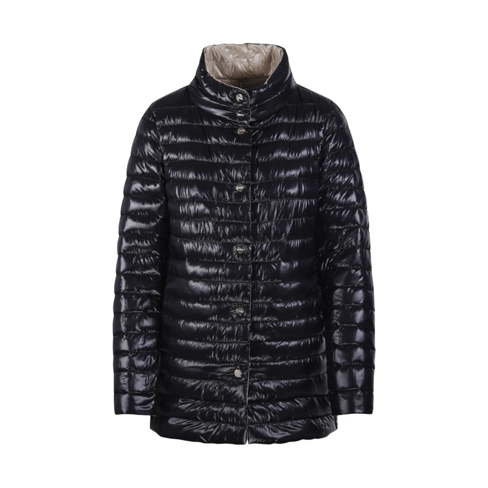 Herno Women's Black A-Shape Down Jacket - Down Coats - L - Coats