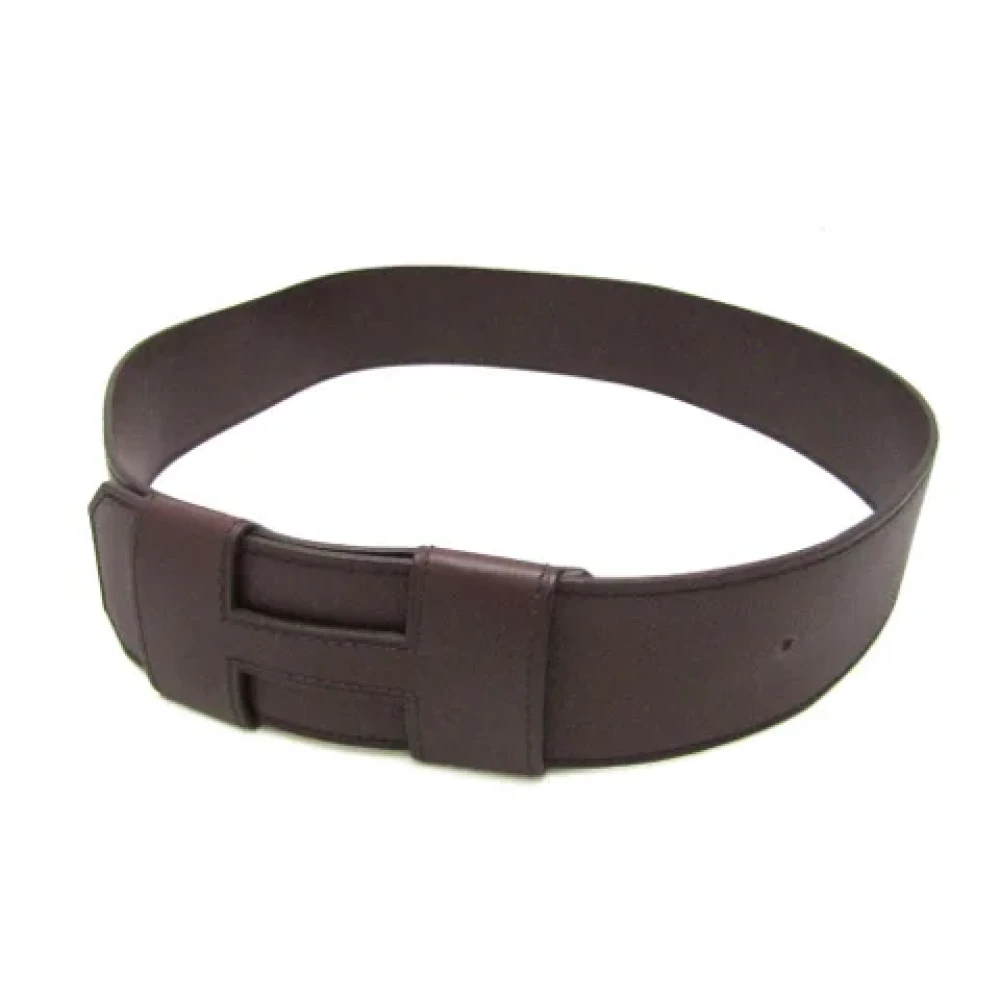 Hermès Vintage Pre-owned Leather belts Brown Heren