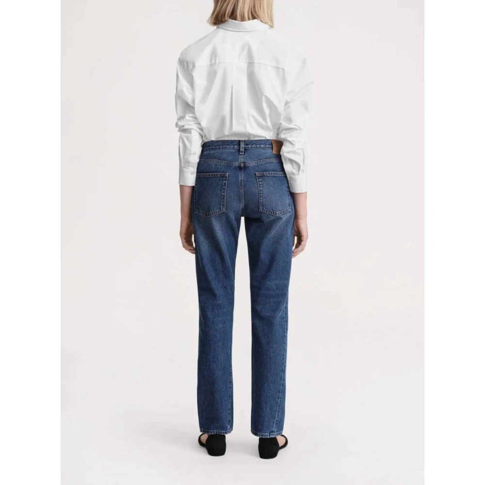 TotêMe Twisted Seam Denim Jeans Blue Dames