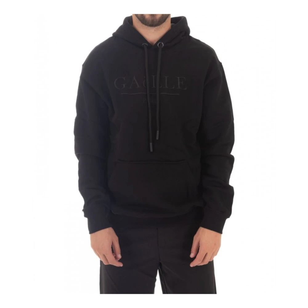 Gaëlle Paris Broderad Logga Hoodie Sweatshirt Black, Herr