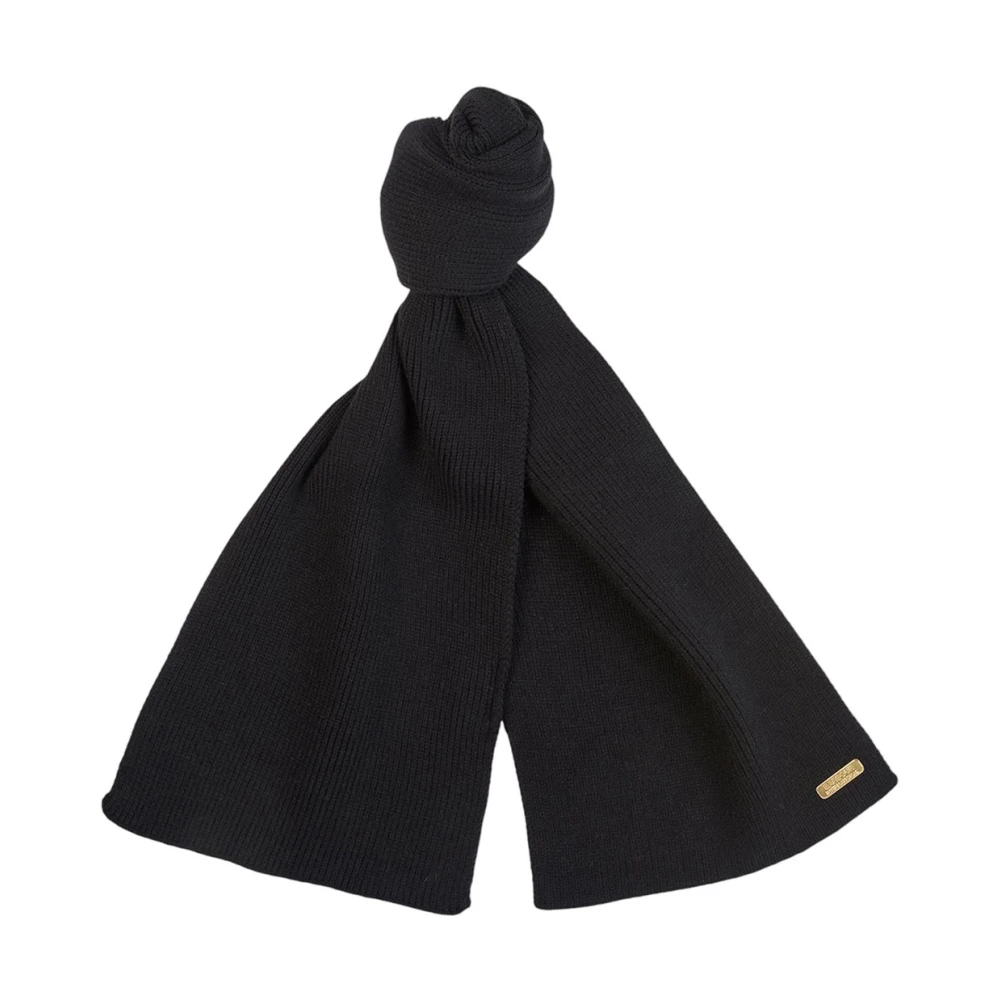 Barbour Mallory Beanie en Sjaal Cadeauset Black Dames