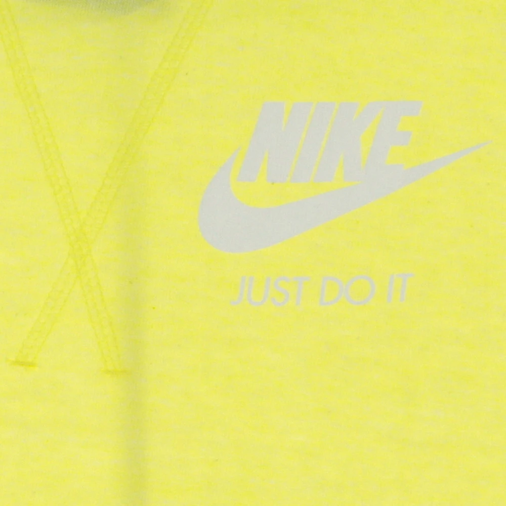 Nike Vintage Geel Lang Mouw T-Shirt Yellow Dames