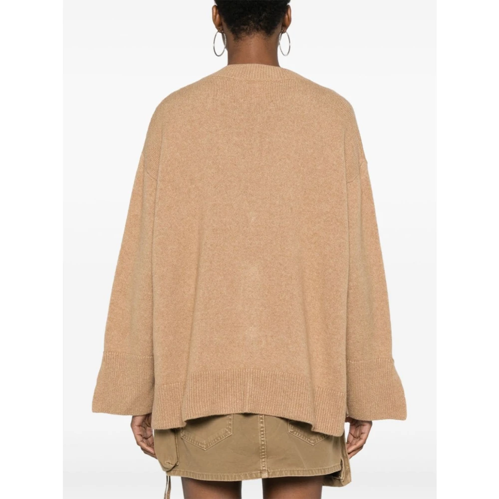 Roberto Collina Kameel Sweater Collectie Brown Dames