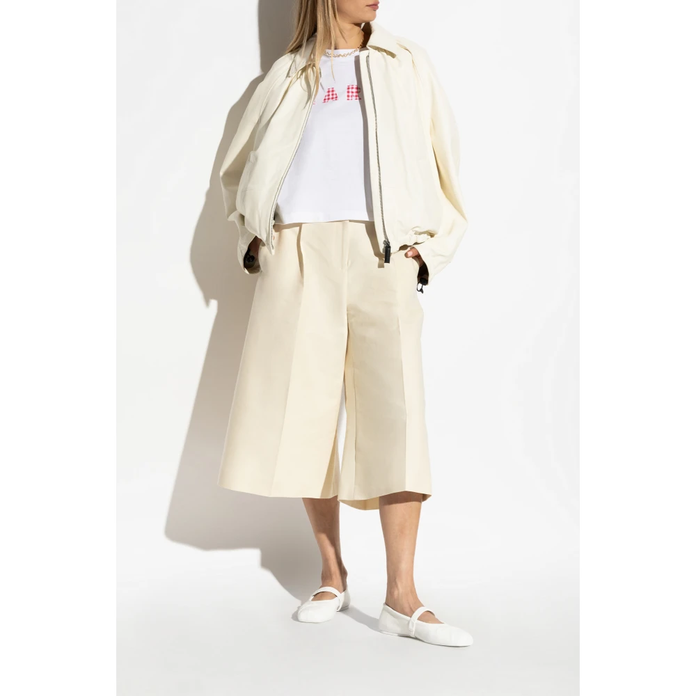 Marni Katoenen Bermuda's Beige Dames