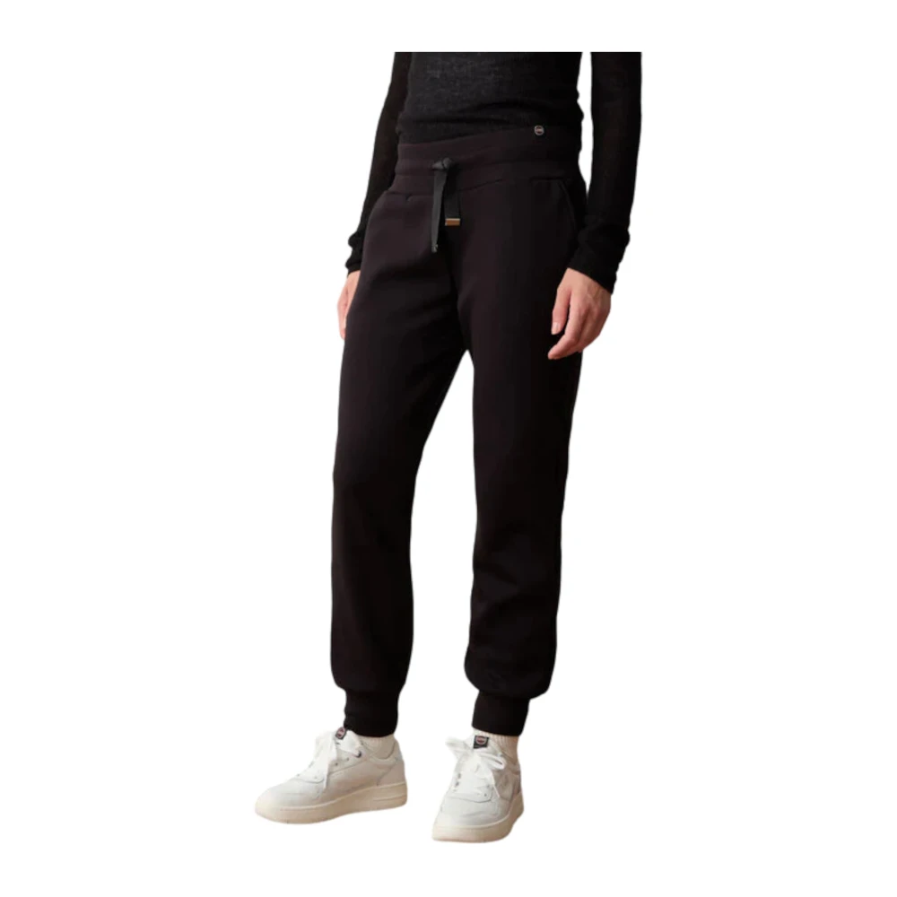 Colmar Women's Black Fleece Joggers - Sweatpants - L - Trousers