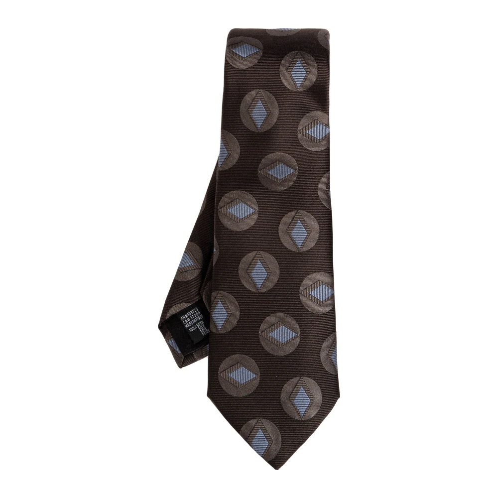 Giorgio Armani Uomo Marrone - Cravatta In Seta - Accessories - One Size