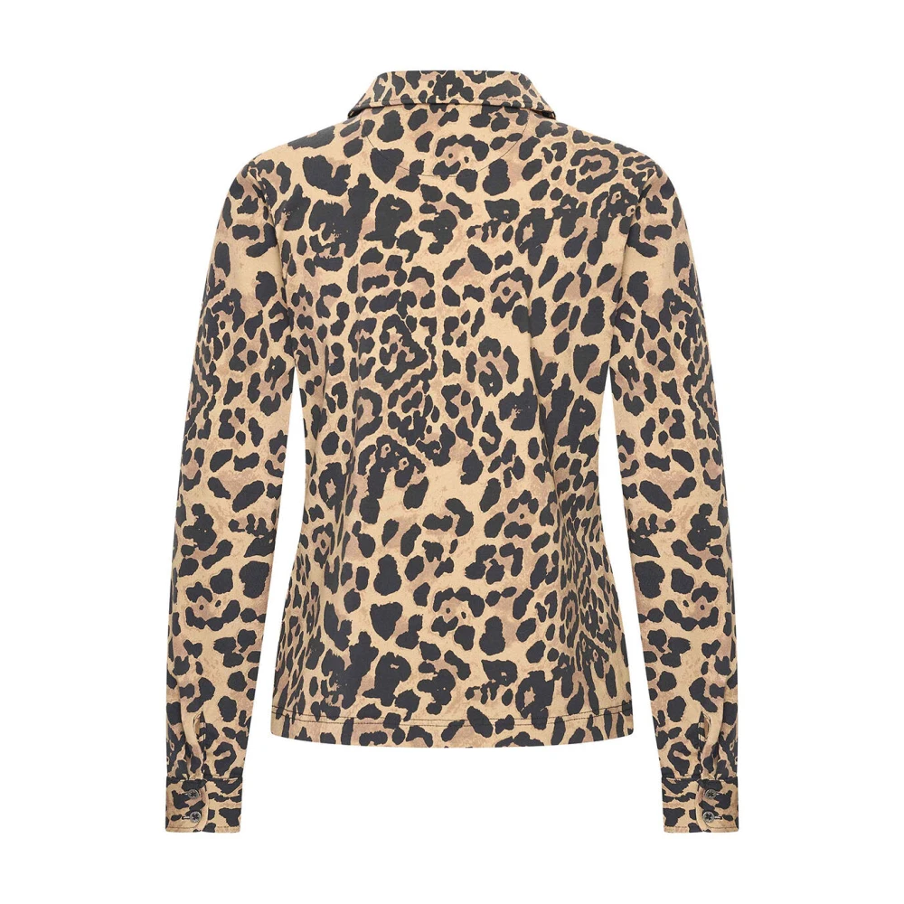 HV Polo Lange Mouw Polo Top Nimra Brown Dames