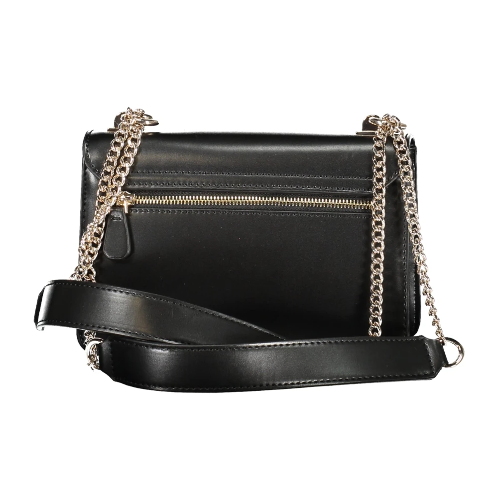 Guess Zwarte schoudertas met kettinghandvatten Black Dames