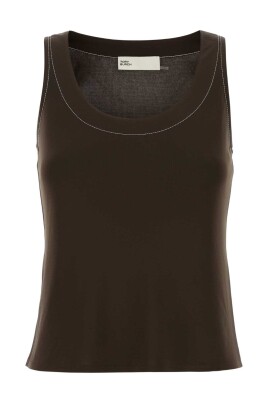 brown-viscose-tank-top
