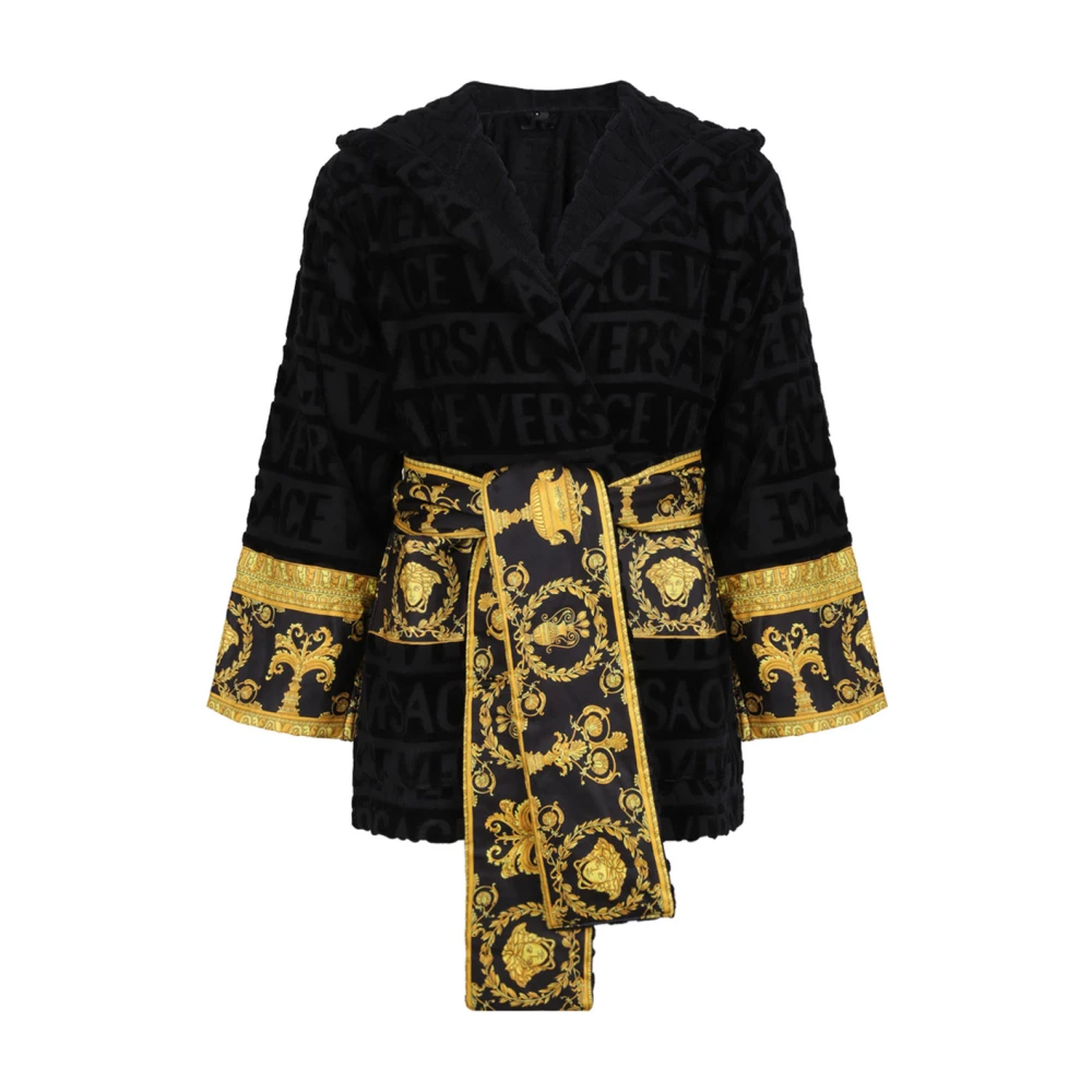 Versace Mujer Negro Pijama, Talla: M