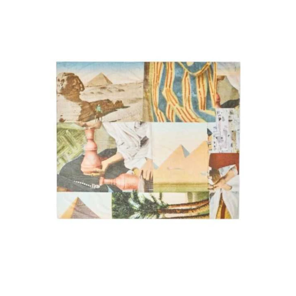 Paul Smith Unisex Multicolor Landschafts-Chèche Mit Print