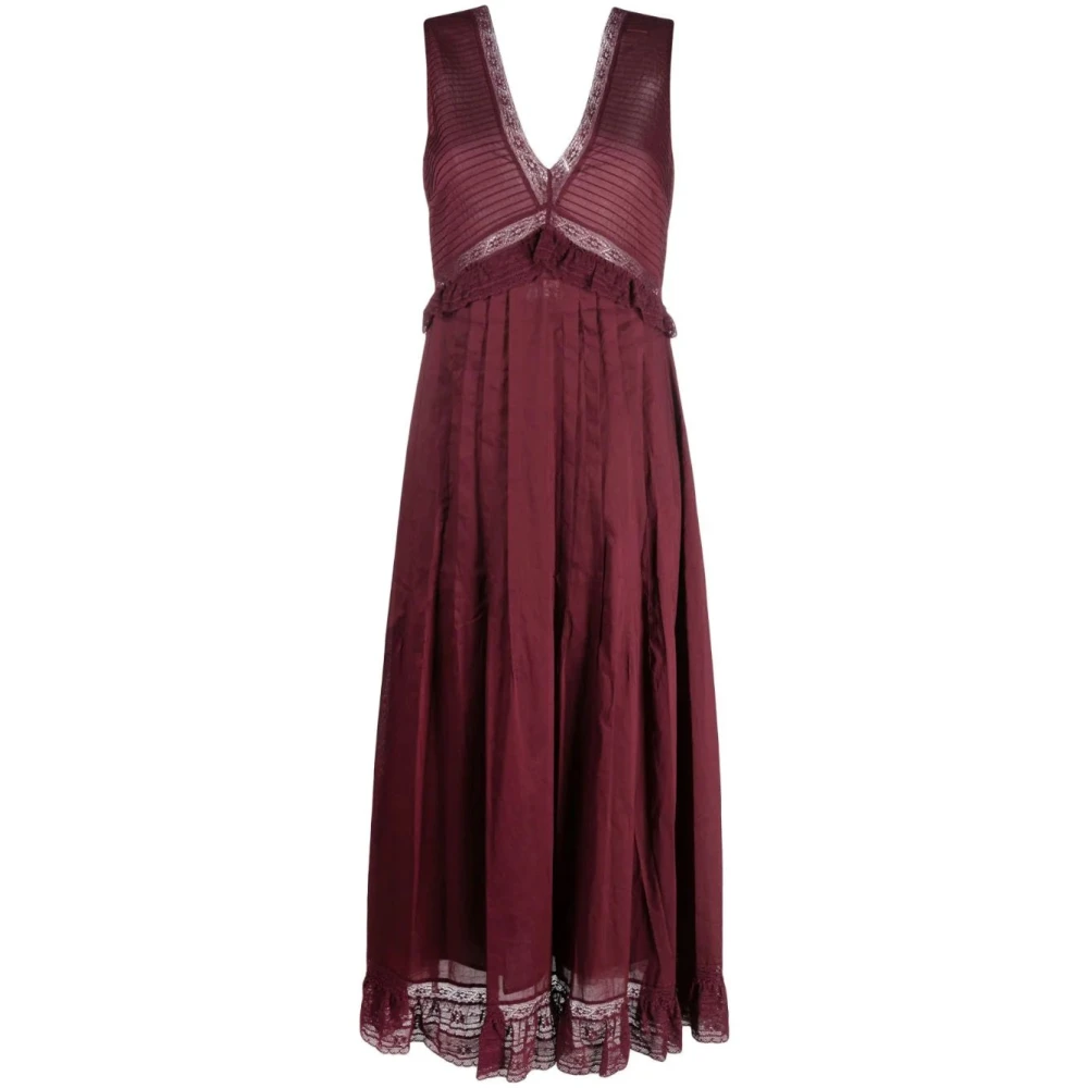See by Chloé Midi Dresses Red Dames