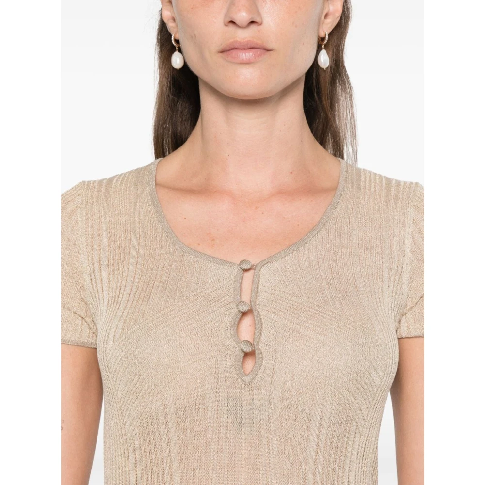 Liu Jo Gouden T-shirts en Polos Gray Dames
