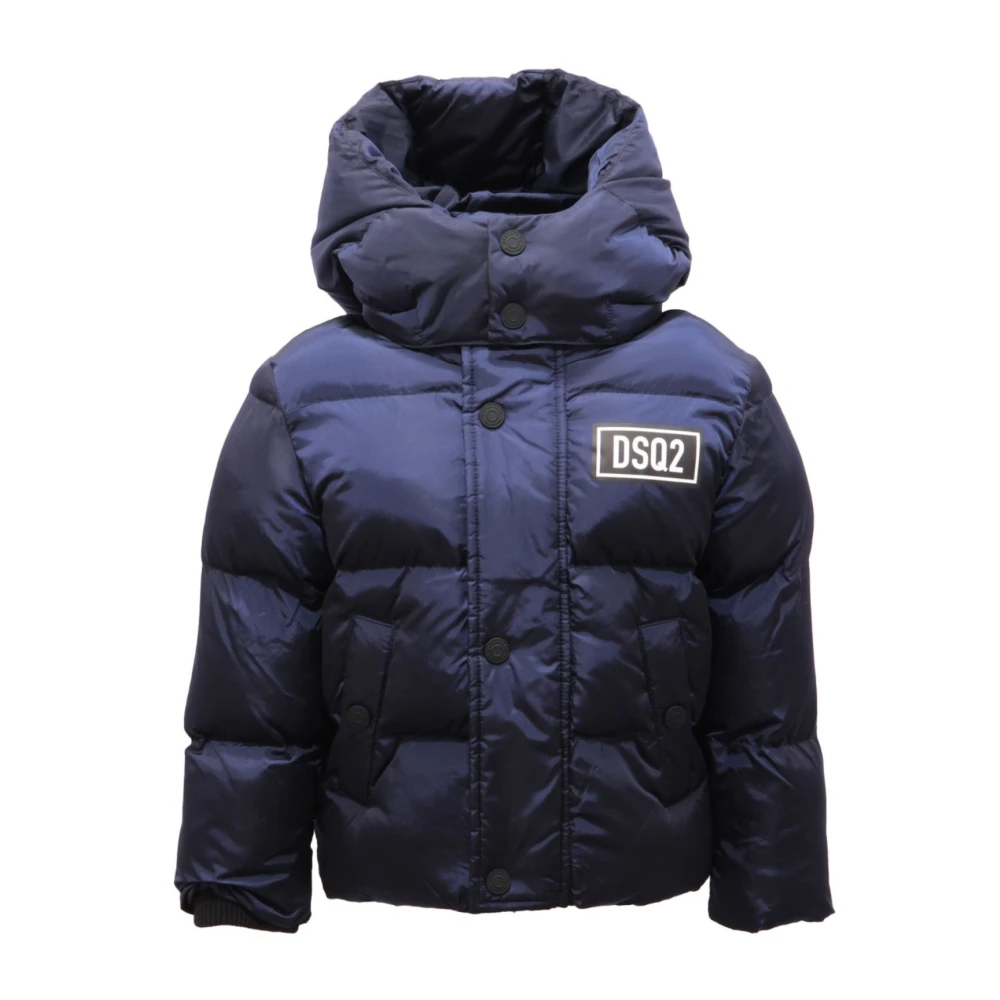 Dsquared2 Blue Winter Jackets, Male, 9 M, Giubbotto Padded Jacket E