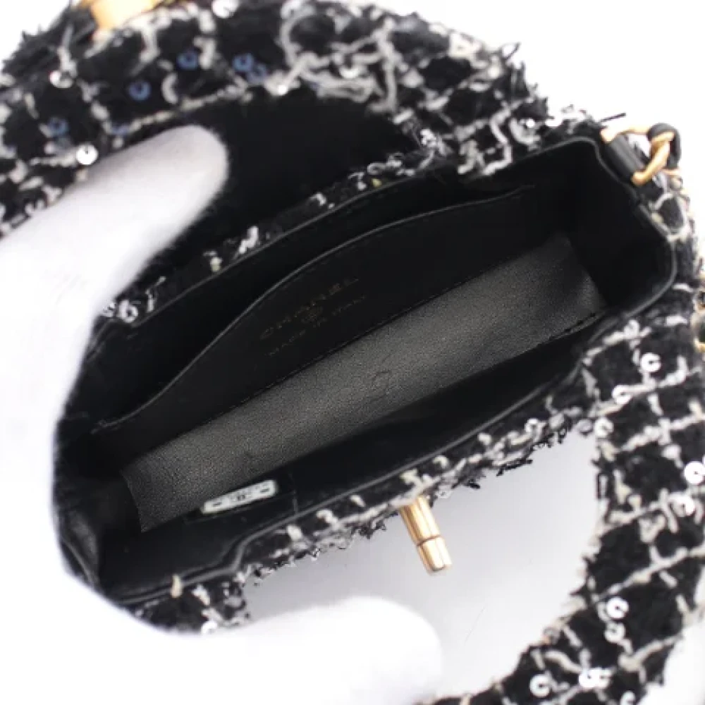 Chanel Vintage Pre-owned Fabric chanel-bags Black Dames
