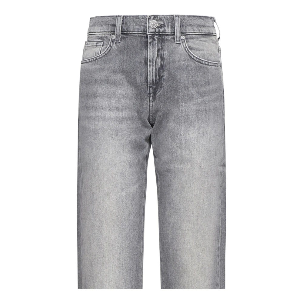 7 For All Mankind Jeans Straight Blauw Gray Dames