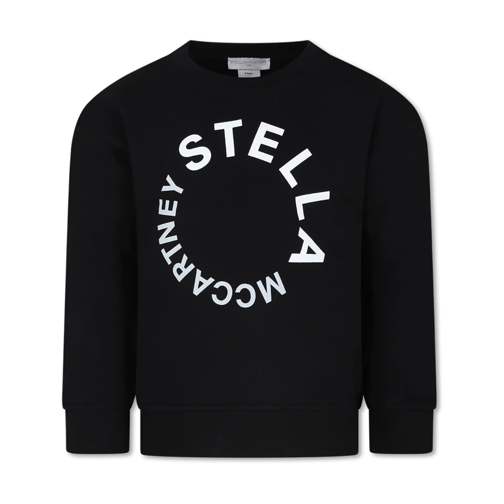 Stella Mccartney Unisex Black Round Neck Sweatshirt