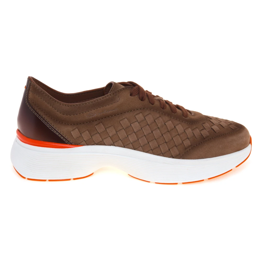 Santoni Sneakers Heren Schoenen Bruin