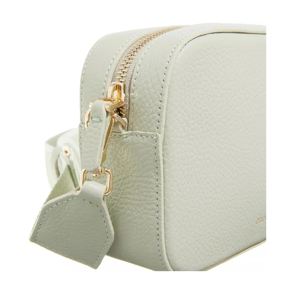 Coccinelle Groene leren schoudertas Green Dames