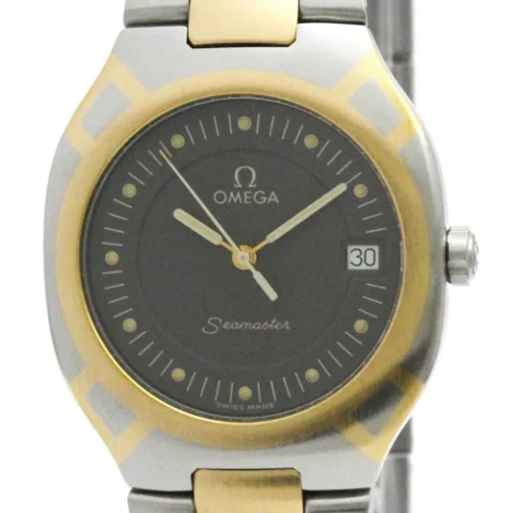 Omega Vintage Pre-owned Guld klockor Yellow, Herr