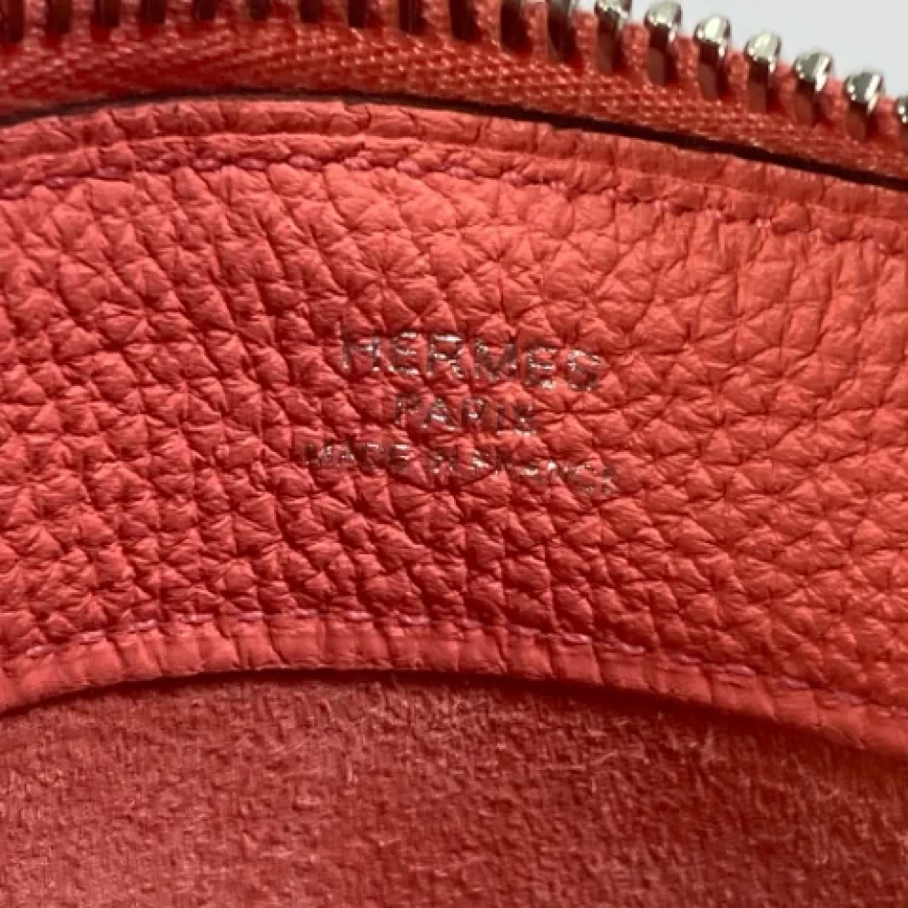 Hermès Vintage Pre-owned Leather pouches Pink Dames