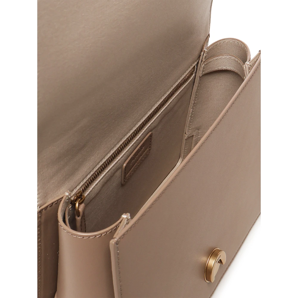 pinko Beige Love Tas met Top Handvat Beige Dames