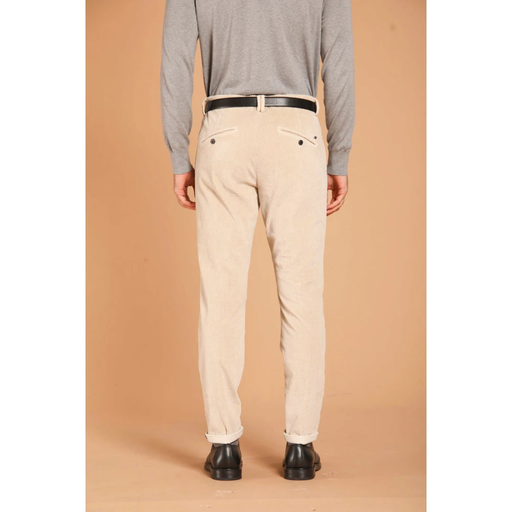 Mason's Fluweel chino broek wortel pasvorm Beige Heren