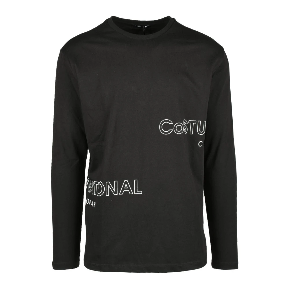 Costume National Moderne Katoenen T-shirt Black Heren