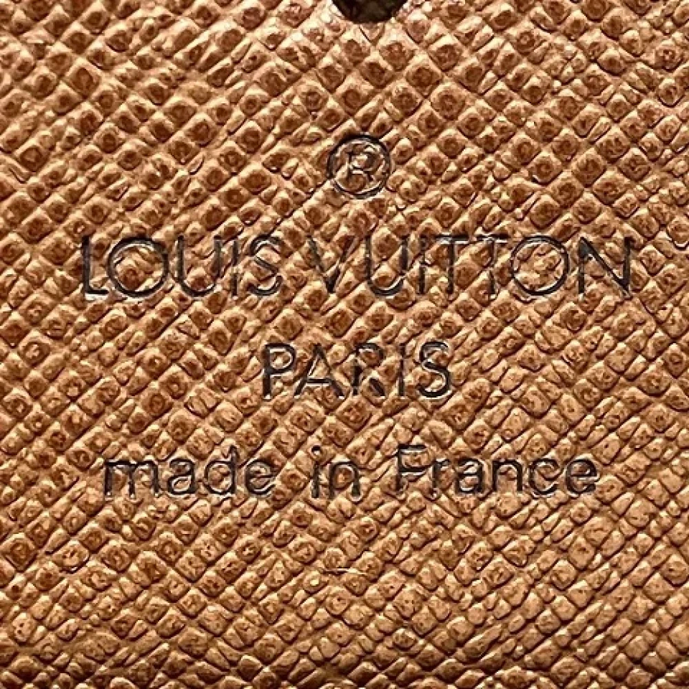 Louis Vuitton Vintage Pre-owned Canvas wallets Brown Heren