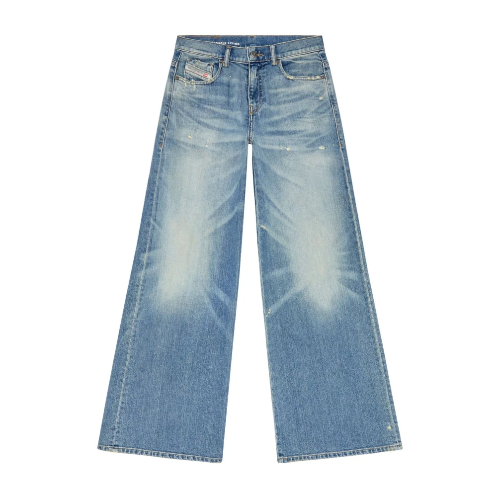 Diesel Stijlvolle Denim Jeans Collectie Blue Dames