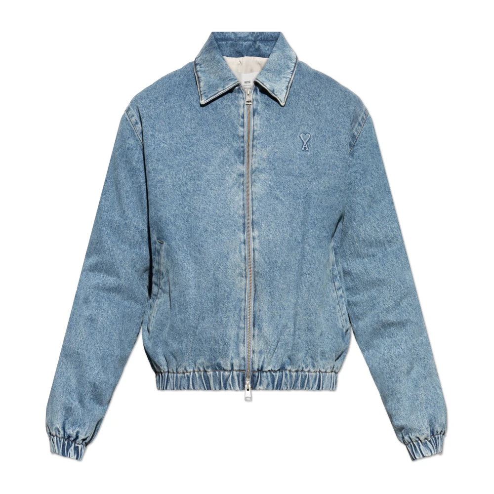 Jackets > Denim Jackets - - Ami Paris - Modalova