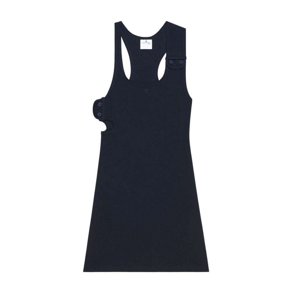 Courrèges Blauwe Elegante Jurk Dameskleding Blue Dames