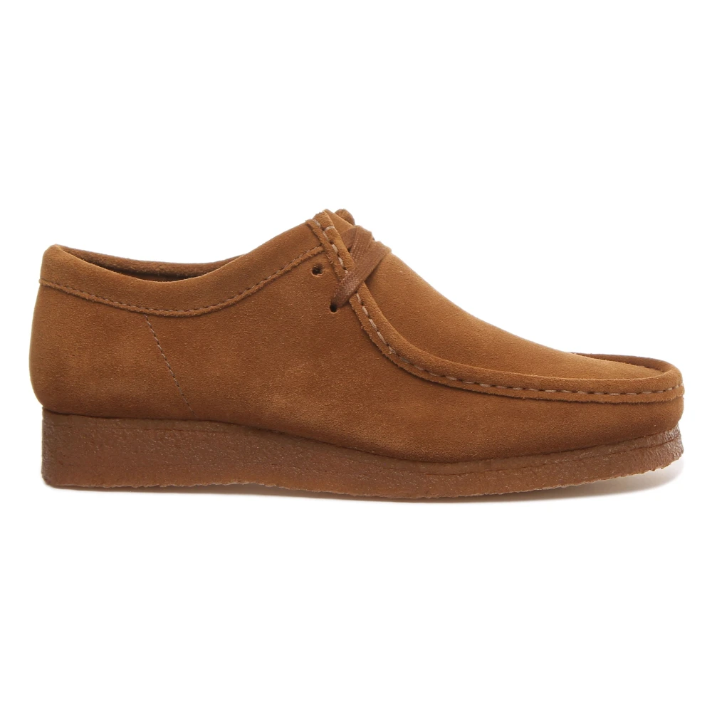 Clarks Men's Brown Laced Shoes,, Wallabee Suede Shoes Size 10 Uk