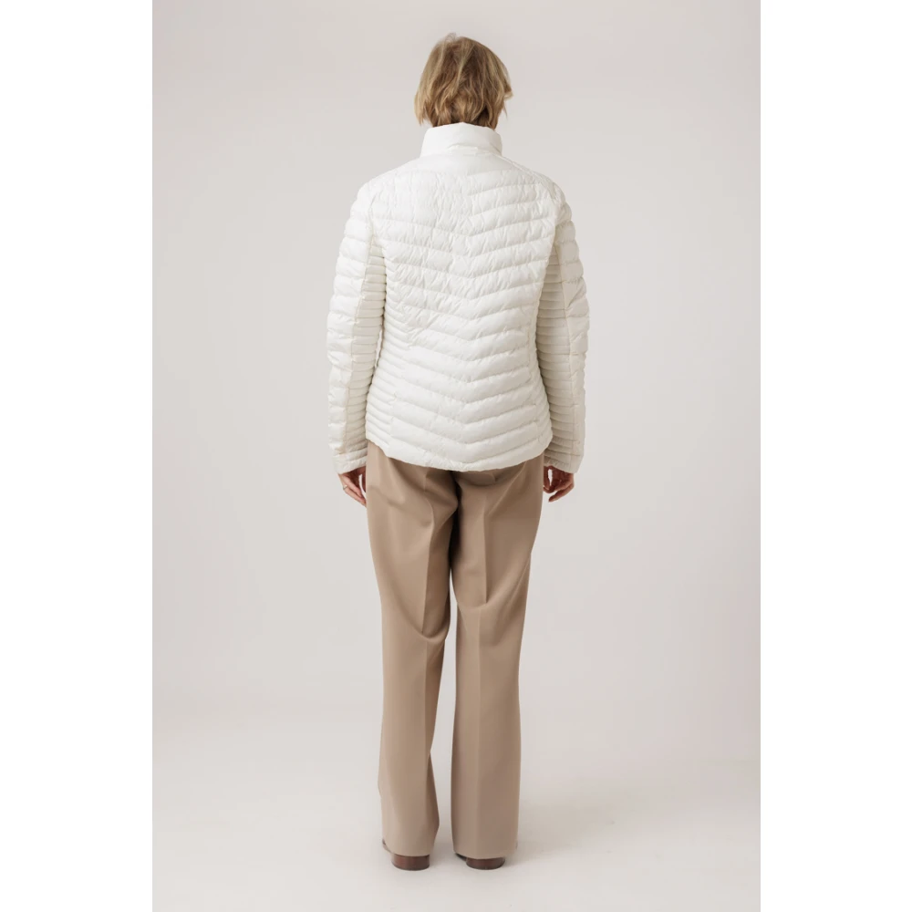 Fuchs Schmitt Dubbele Rits Kraag Jas White Dames
