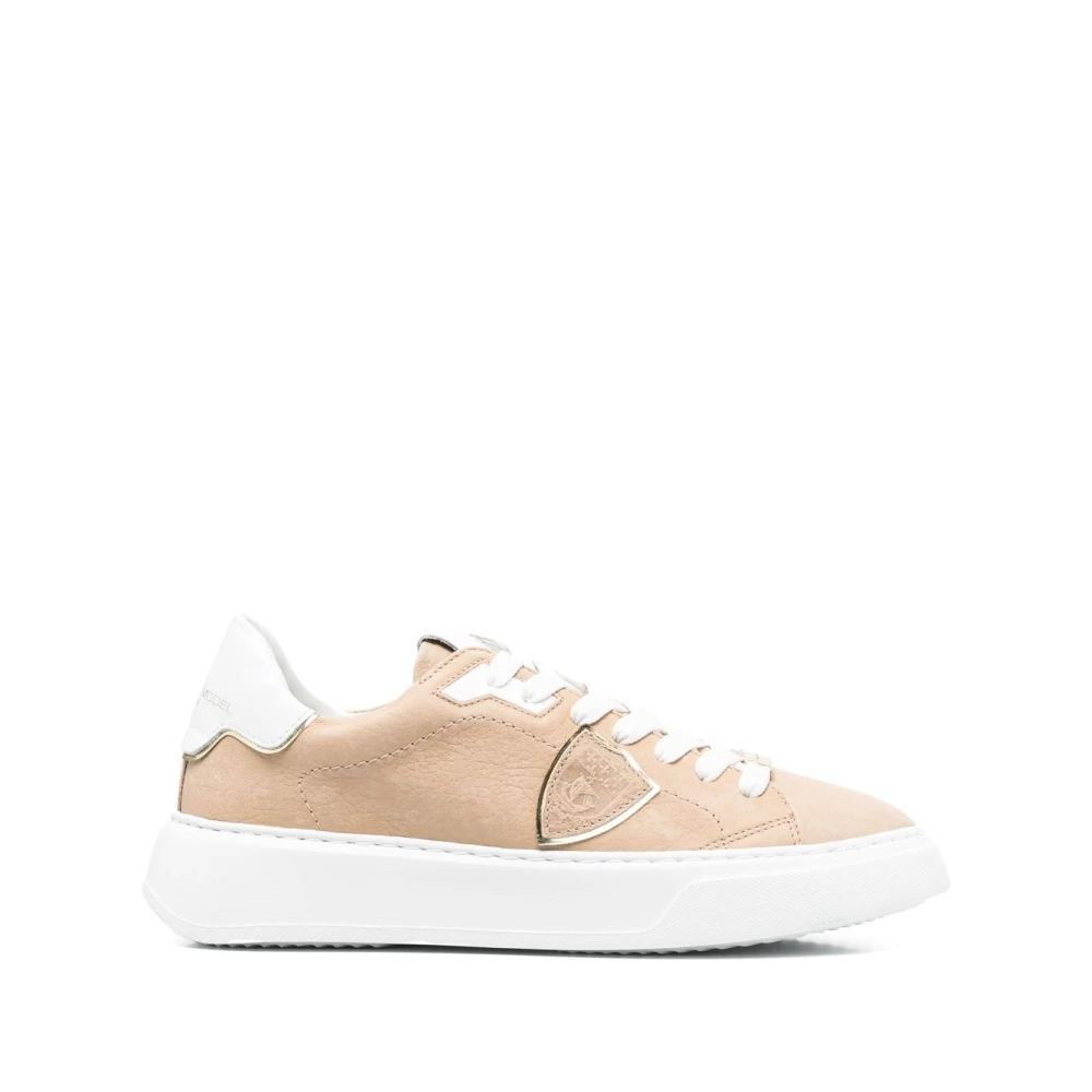 Philippe Model Temple Sneakers Dames Schoenen Beige