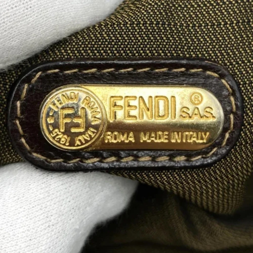 Fendi Vintage Pre-owned Leather fendi-bags Brown Dames
