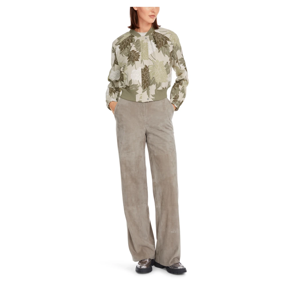 Marc Cain Bloemen Blouson Jas Multicolor Dames