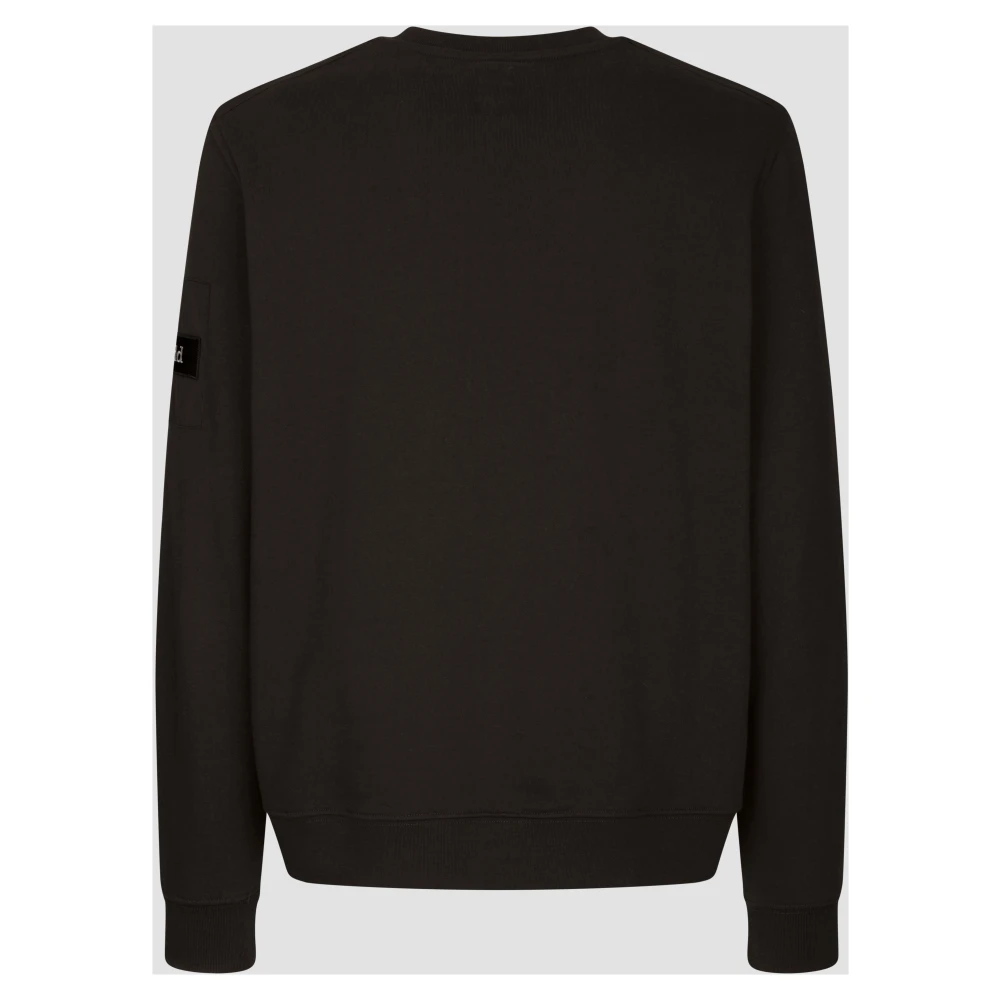 add Vest IN Katoenen Sweatshirt Black Heren