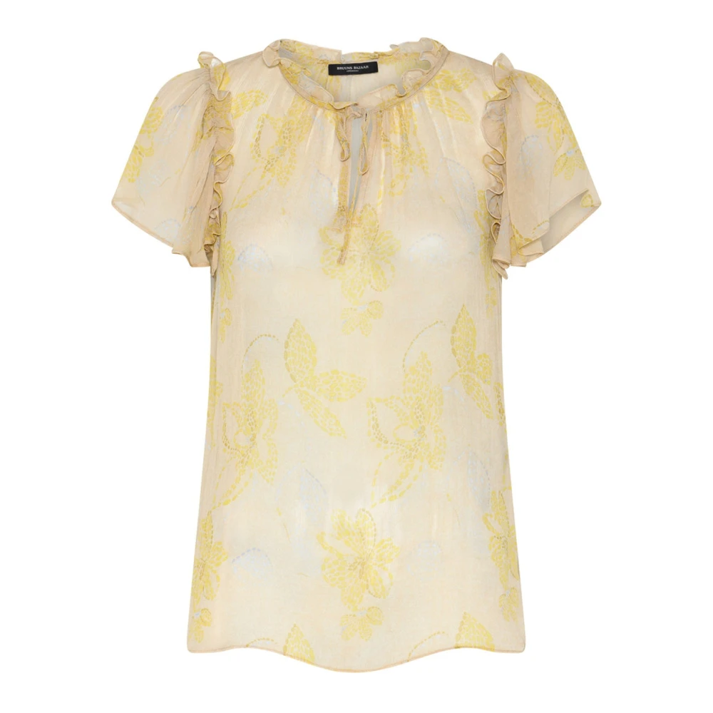 Bruuns Bazaar Women's Multicolor Iriartea Bb Toula Blouse - Blouses - M - Blouses & Shirts