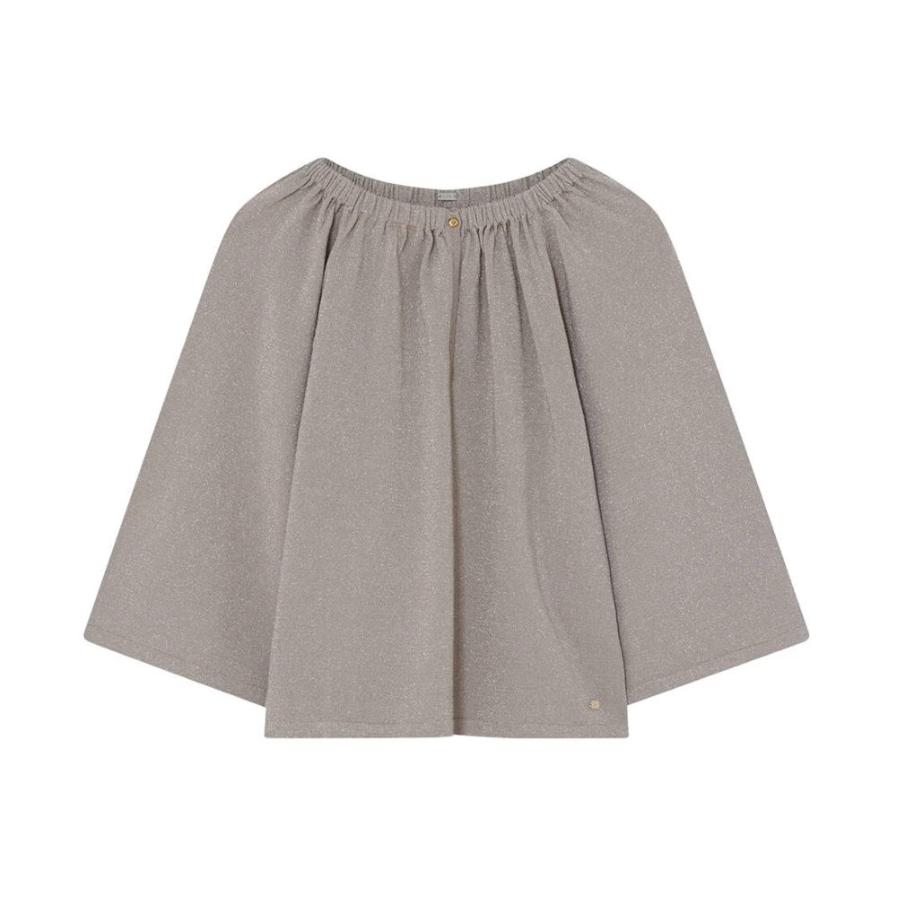 Gustav Lurex Gebreide Top Lange Mouw Gray Dames