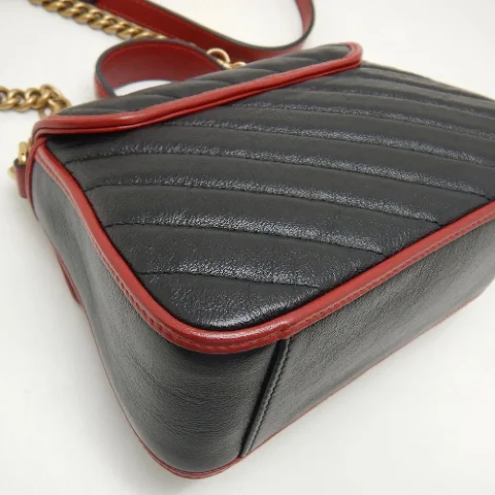 Gucci Vintage Pre-owned Leather handbags Black Dames