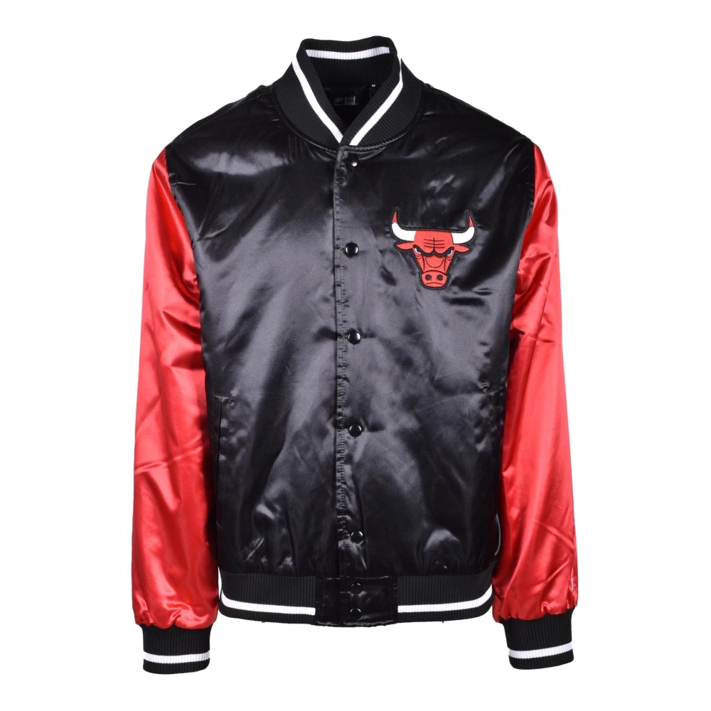 New era Stijlvolle Polyesterjas Black Heren