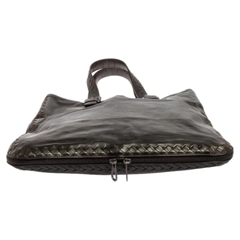 Bottega Veneta Vintage Pre-owned Leather totes Brown Dames