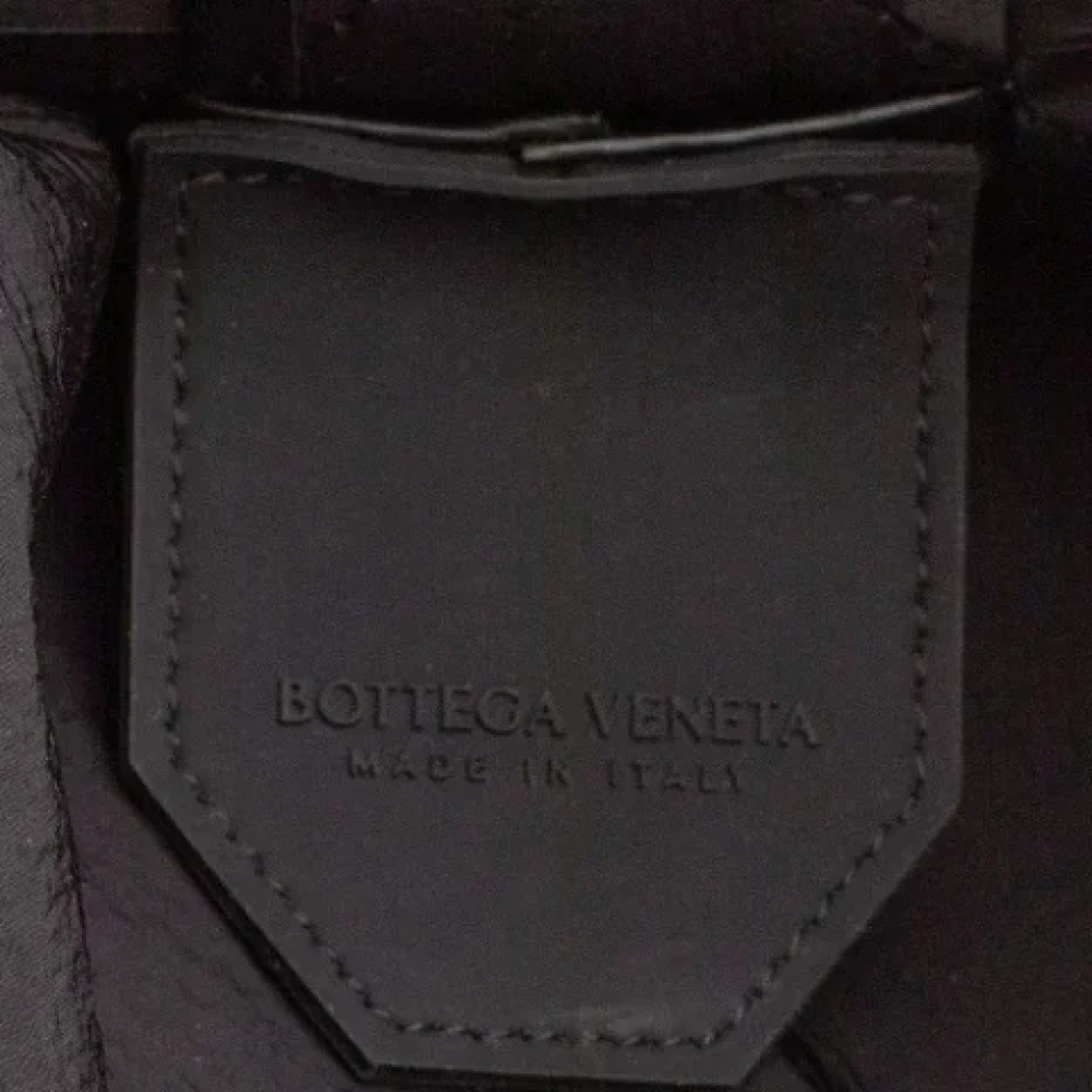 Bottega Veneta Vintage Pre-owned Leather shoulder-bags Black Dames