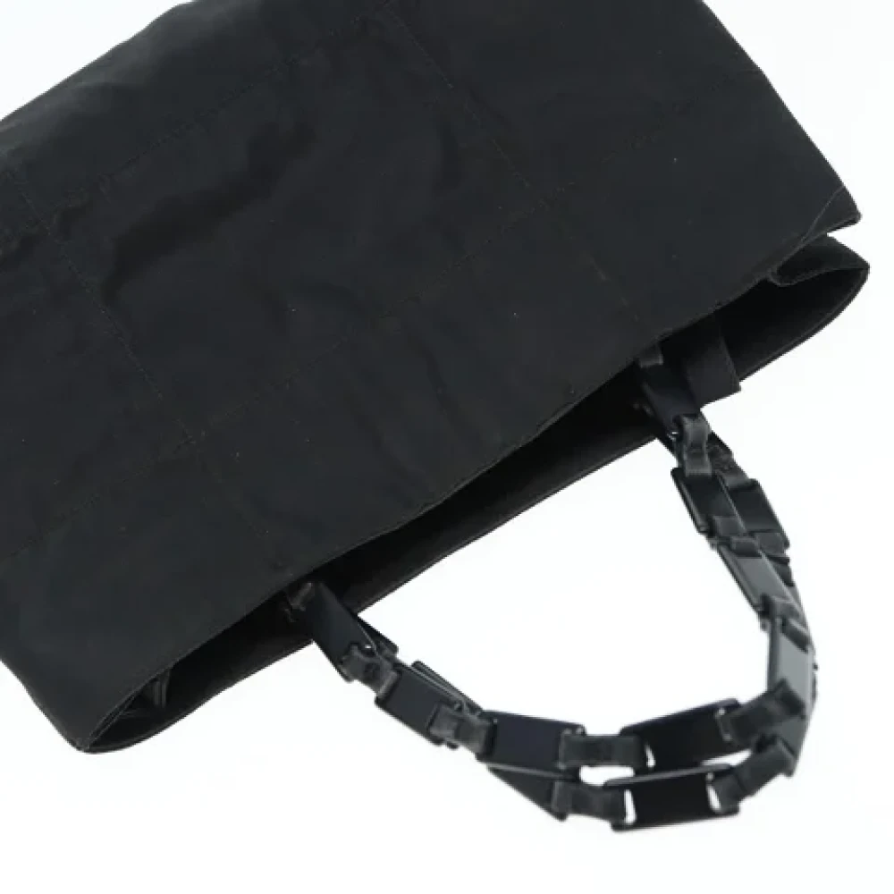 Prada Vintage Pre-owned Nylon handbags Black Dames