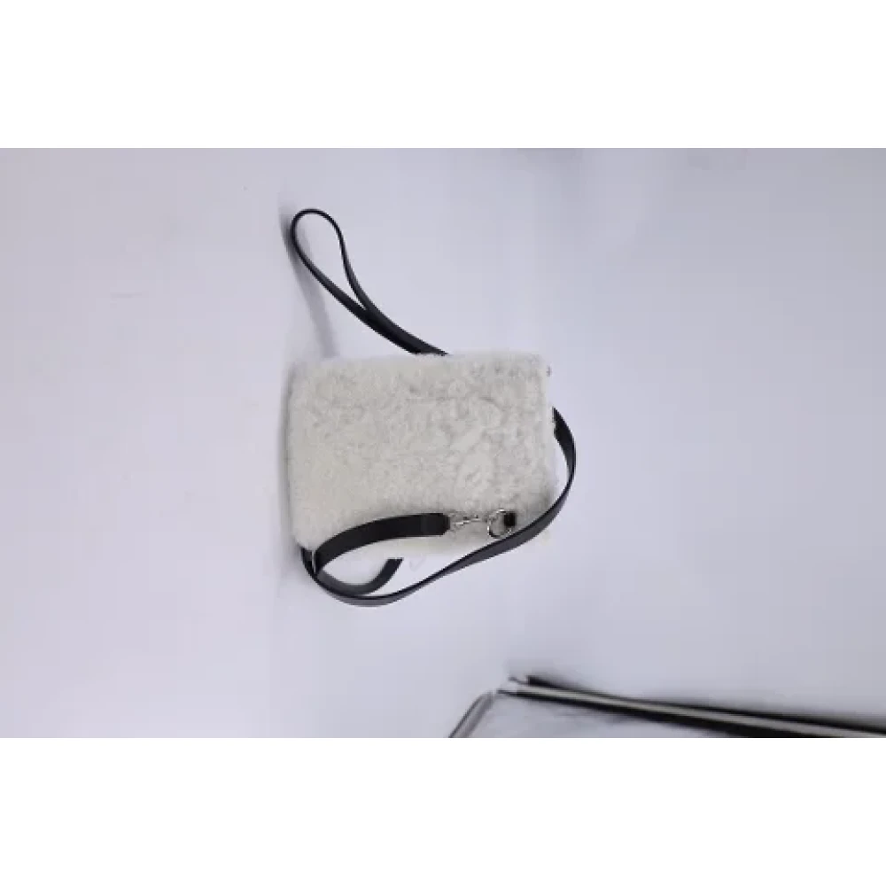 Jil Sander Pre-owned Faux Fur shoulder-bags White Dames