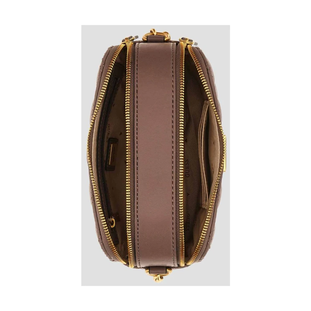 Guess Mini schoudertas PU leer Giully Brown Dames