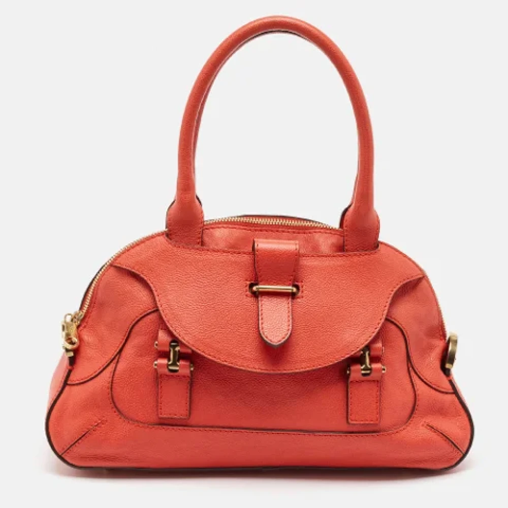 Chloé Pre-owned Leather handbags Red Dames