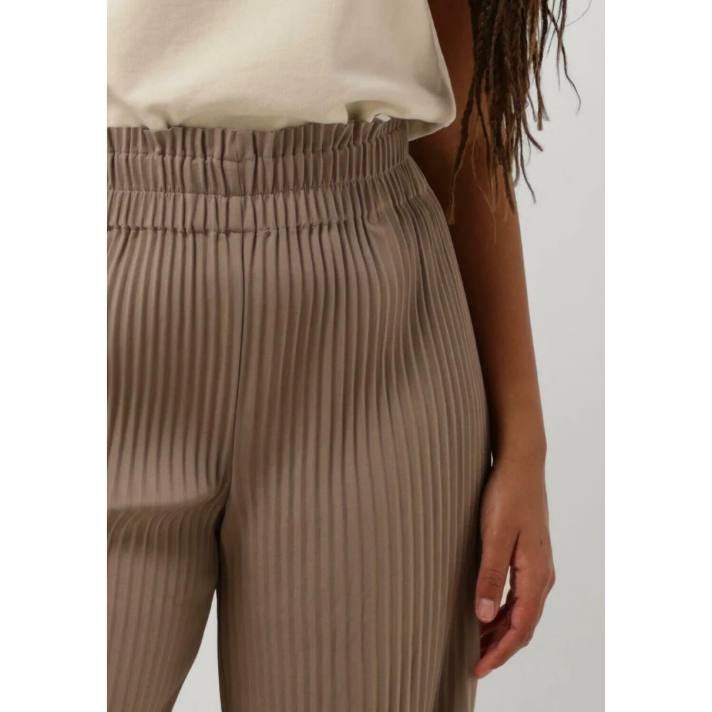 Y.A.S Wijde Bruine Broek voor Vrouwen Brown Dames
