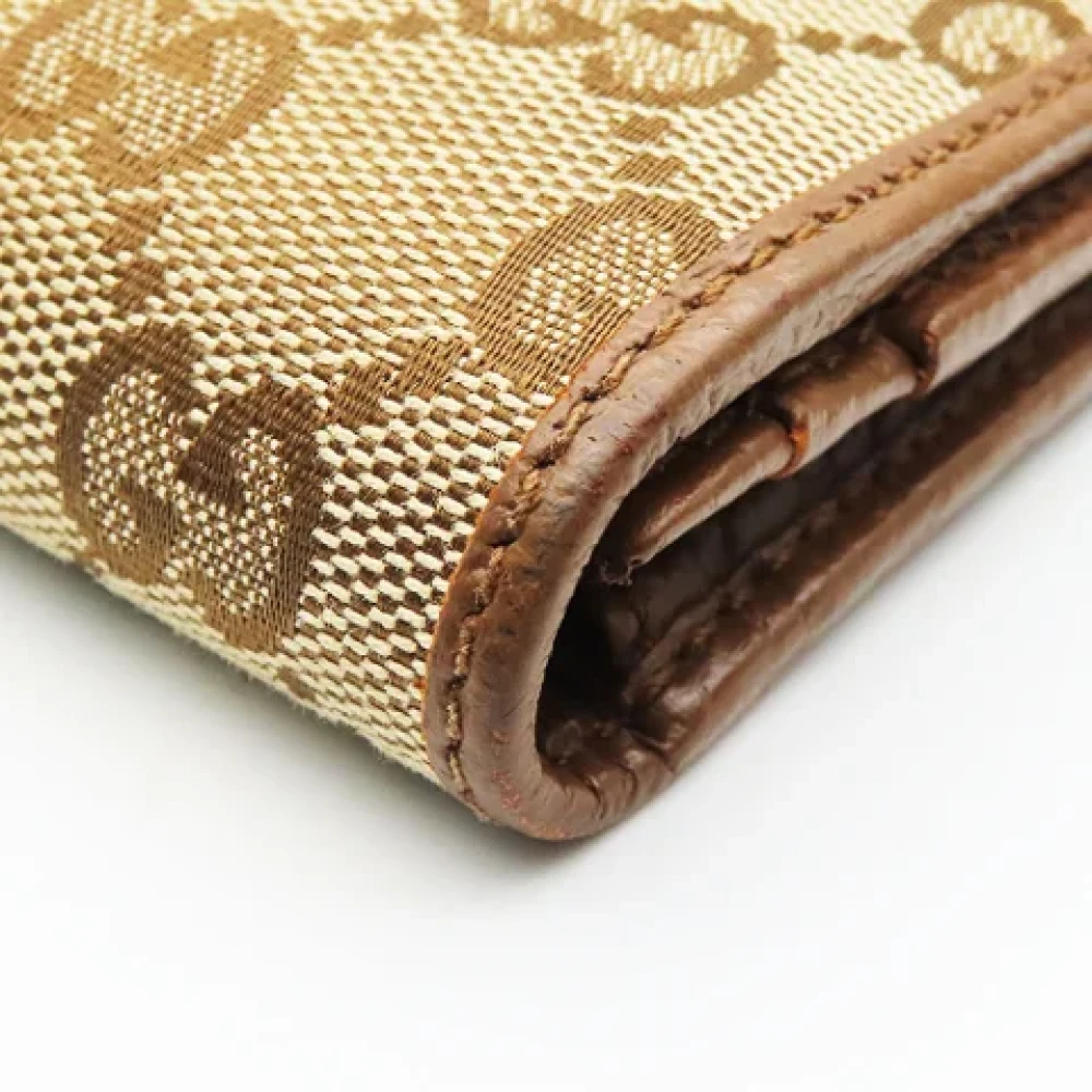 Gucci Vintage Pre-owned Canvas wallets Brown Dames